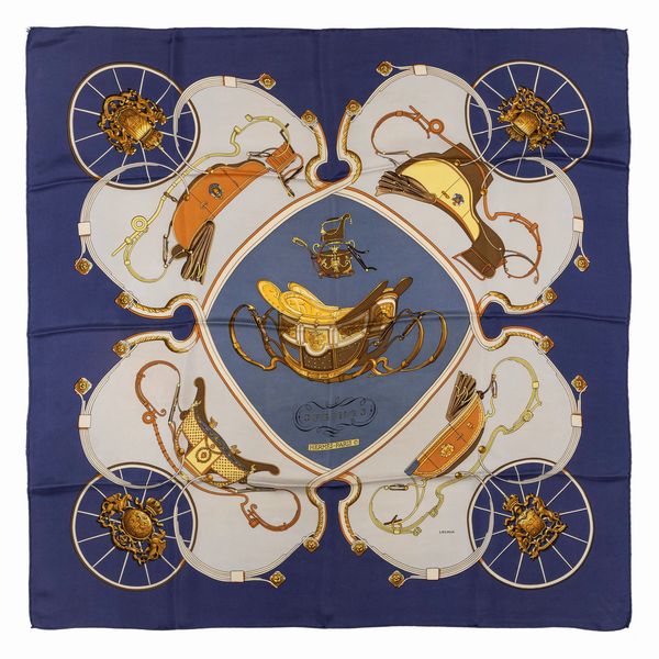 Hermès : Foulard Springs  - Asta Luxury Fashion - Associazione Nazionale - Case d'Asta italiane