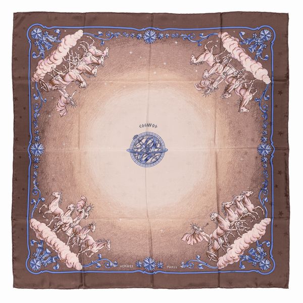 Hermès : Foulard Cosmos  - Asta Luxury Fashion - Associazione Nazionale - Case d'Asta italiane