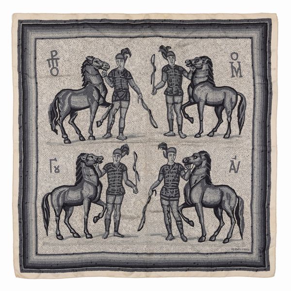 Hermès : Foulard Mosaique  - Asta Luxury Fashion - Associazione Nazionale - Case d'Asta italiane