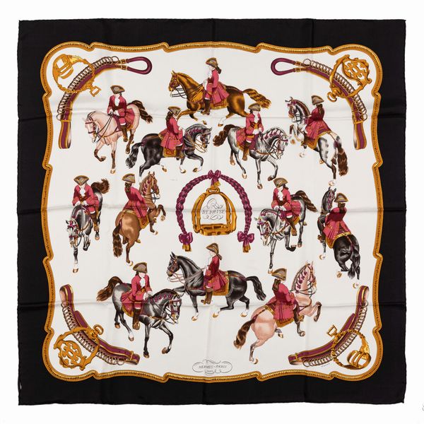 Hermès : Foulard Reprise  - Asta Luxury Fashion - Associazione Nazionale - Case d'Asta italiane