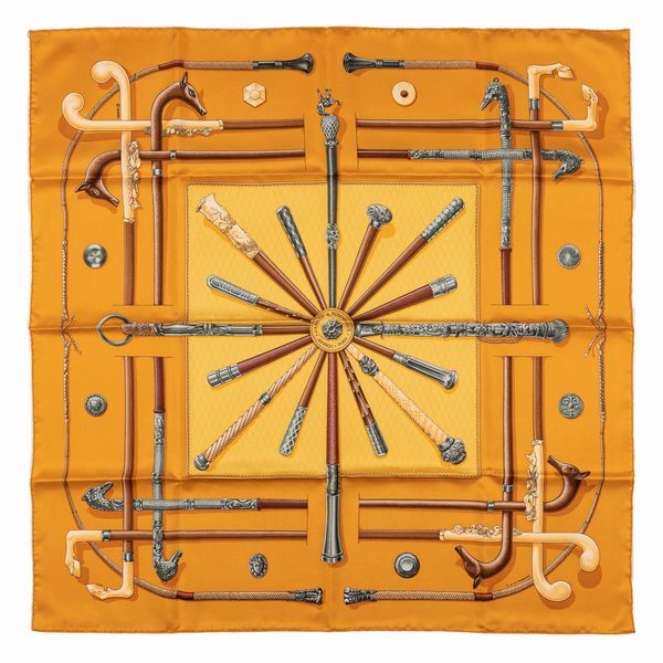 Hermès : Foulard Cannes et Pommeaux  - Asta Luxury Fashion - Associazione Nazionale - Case d'Asta italiane