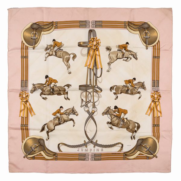Hermès : Foulard Jumping  - Asta Luxury Fashion - Associazione Nazionale - Case d'Asta italiane