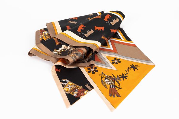 Hermès : Stola doubleface maxi twilly  - Asta Luxury Fashion - Associazione Nazionale - Case d'Asta italiane