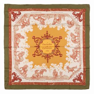 Hermès - Foulard Courbettes e Cabrioles