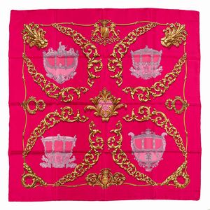Hermès - Foulard Carrosses d'or