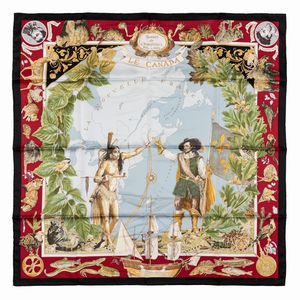 Hermès - Foulard Le Canada