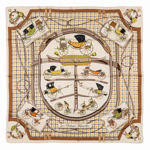 Hermès - Foulard Les Voitures Nouvelles