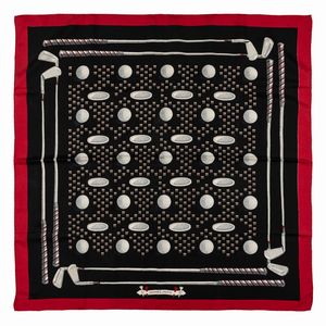 Hermès - Foulard Golf Clubs