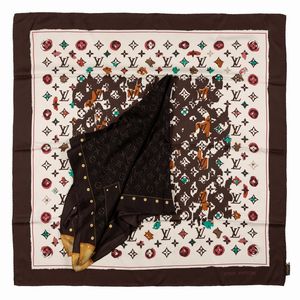 Louis Vuitton - Lotto di due foulard