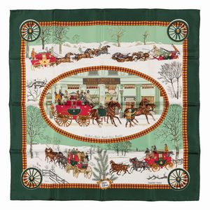 Hermès - Foulard Hiver en Poste