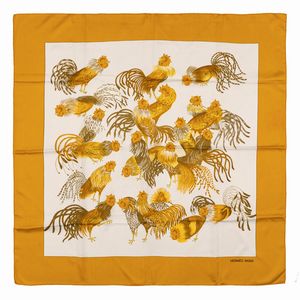 Hermès - Foulard Les Coqs