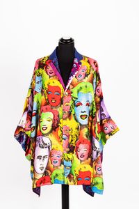 Gianni Versace : Ampia camicia unisex a kimono  - Asta Luxury Fashion - Associazione Nazionale - Case d'Asta italiane
