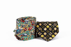 GUCCI - Lotto composto da due cravatte