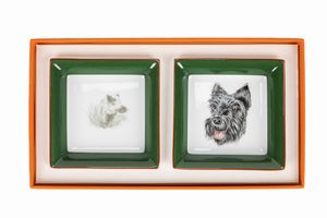 Hermès - Due piccoli portacenere