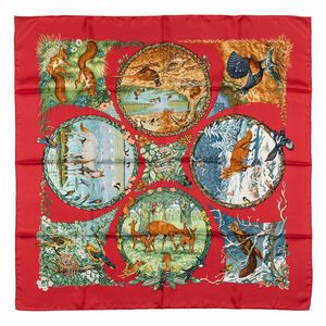 Hermès - Foulard Les quatre saisons