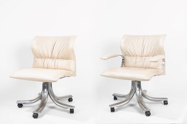 GIOVANNI OFFREDI : Due poltrone  - Asta Design e Arti Decorative - Associazione Nazionale - Case d'Asta italiane