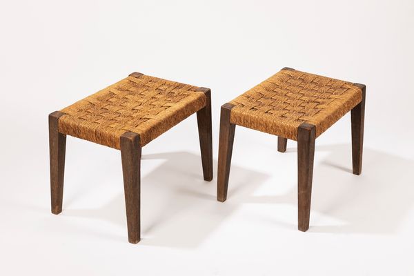 MANIFATTURA ITALIANA : Due sgabelli  - Asta Design e Arti Decorative - Associazione Nazionale - Case d'Asta italiane