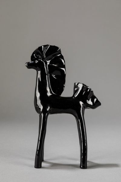 FAUSTO MELOTTI : Cavallino nero  - Asta Design e Arti Decorative - Associazione Nazionale - Case d'Asta italiane