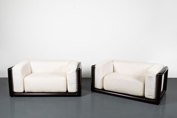 Carlo Scarpa : Due poltrone Coronaro  - Asta Design e Arti Decorative - Associazione Nazionale - Case d'Asta italiane