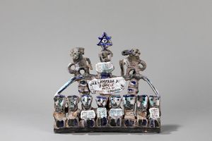 EMANUELE LUZZATI - Candelabro