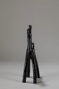 FAUSTO MELOTTI : Cavallino nero  - Asta Design e Arti Decorative - Associazione Nazionale - Case d'Asta italiane