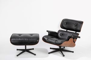 Charles & Ray Eames - Poltrona con ottomana