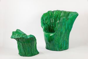 Piero Gilardi - Green Armchair