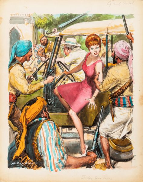 Walter Molino : Shirley MacLaine  - Asta Bozzetti cinematografici - Associazione Nazionale - Case d'Asta italiane