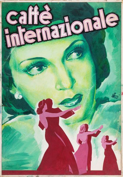 Sandro Biazzi : Caff internazionale (Caf de Paris)  - Asta Bozzetti cinematografici - Associazione Nazionale - Case d'Asta italiane