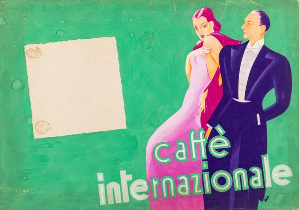 Sandro Biazzi : Caff internazionale (Caf de Paris)  - Asta Bozzetti cinematografici - Associazione Nazionale - Case d'Asta italiane