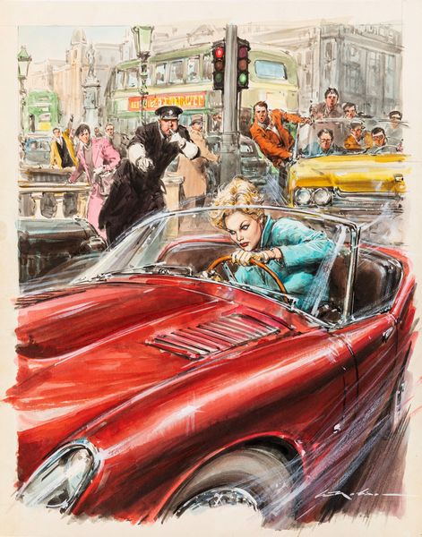 Walter Molino : Kim Novak  - Asta Bozzetti cinematografici - Associazione Nazionale - Case d'Asta italiane