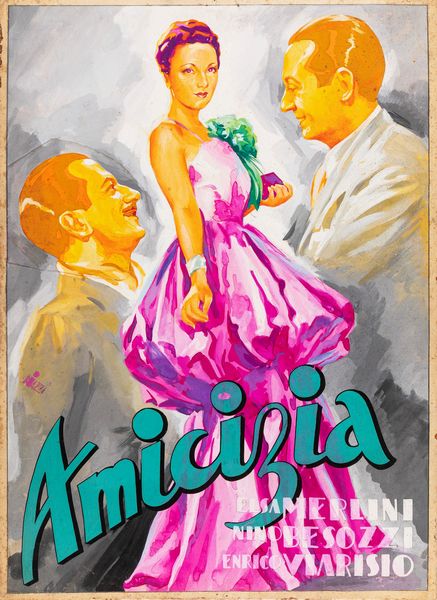 Sandro Biazzi : Amicizia  - Asta Bozzetti cinematografici - Associazione Nazionale - Case d'Asta italiane