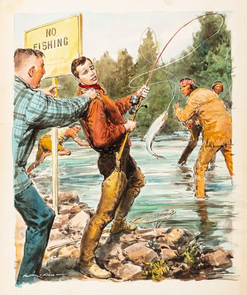 Walter Molino : Marlon Brando  - Asta Bozzetti cinematografici - Associazione Nazionale - Case d'Asta italiane