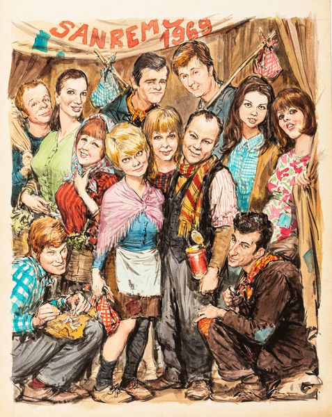 Walter Molino : Sanremo 1969  - Asta Bozzetti cinematografici - Associazione Nazionale - Case d'Asta italiane