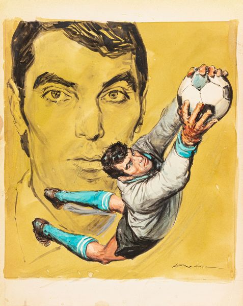 Walter Molino : Zoff il santo volante  - Asta Bozzetti cinematografici - Associazione Nazionale - Case d'Asta italiane