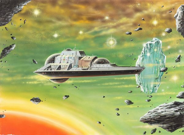 Fulvia Briaseo : Nave cargo  - Asta Bozzetti cinematografici - Associazione Nazionale - Case d'Asta italiane