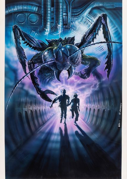 Renato Casaro : Insect (Blue Monkey)  - Asta Bozzetti cinematografici - Associazione Nazionale - Case d'Asta italiane