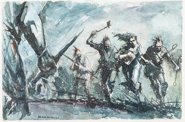 Carlos Barocelli : Betty Zane  - Asta Bozzetti cinematografici - Associazione Nazionale - Case d'Asta italiane