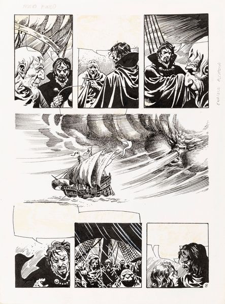 Enrique Alcatena : Nuoevo Mundo  - Asta Bozzetti cinematografici - Associazione Nazionale - Case d'Asta italiane