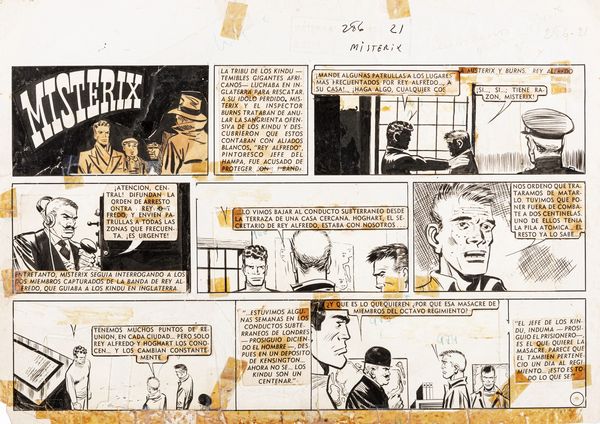 Paul Campani : Misterix  - Asta Bozzetti cinematografici - Associazione Nazionale - Case d'Asta italiane