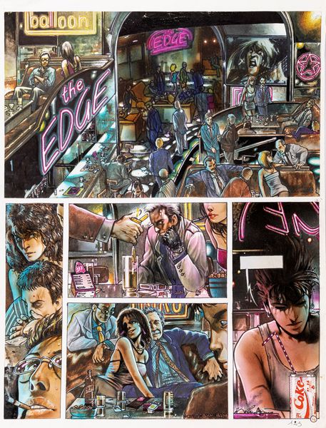 Massimiliano Frezzato : Margot Queen of the night  - Asta Bozzetti cinematografici - Associazione Nazionale - Case d'Asta italiane