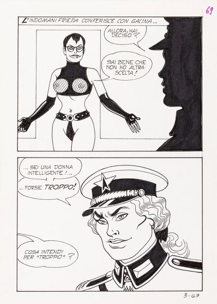 Magnus (Roberto Raviola) : Necron - I mostri meccanici  - Asta Bozzetti cinematografici - Associazione Nazionale - Case d'Asta italiane