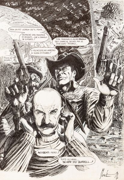 Monti (Antonio Montanaro) : Magnus Day  - Asta Bozzetti cinematografici - Associazione Nazionale - Case d'Asta italiane