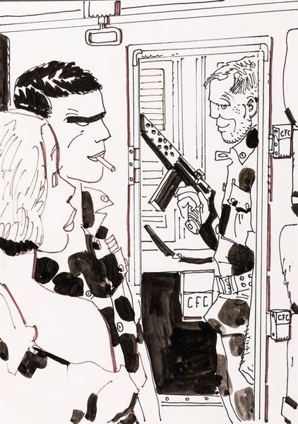 Hugo Pratt : Chine di Guerra  - Asta Bozzetti cinematografici - Associazione Nazionale - Case d'Asta italiane