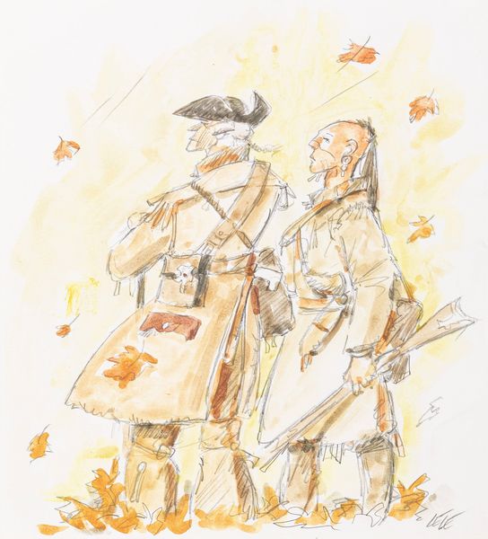 Lele Vianello : Deerfield 1704: L'ultimo Avamposto della Frontiera  - Asta Bozzetti cinematografici - Associazione Nazionale - Case d'Asta italiane