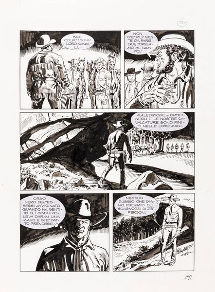 Roberto Diso : Tex - Figlio del vento  - Asta Bozzetti cinematografici - Associazione Nazionale - Case d'Asta italiane