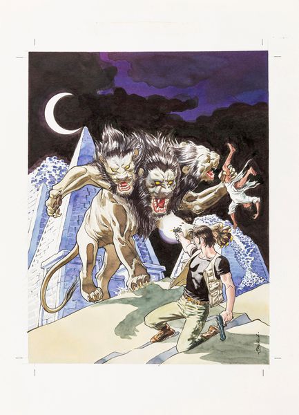 Enea Riboldi : Dampyr - La sovrana dei regni neri  - Asta Bozzetti cinematografici - Associazione Nazionale - Case d'Asta italiane