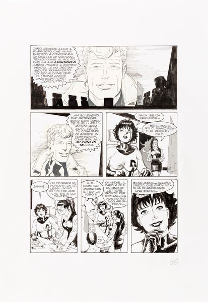 Gino Vercelli : Martin Mystre & Nathan Never - Il segreto di Altrove  - Asta Bozzetti cinematografici - Associazione Nazionale - Case d'Asta italiane