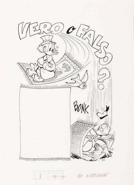 Giancarlo Gatti : Vero o falso?  - Asta Bozzetti cinematografici - Associazione Nazionale - Case d'Asta italiane