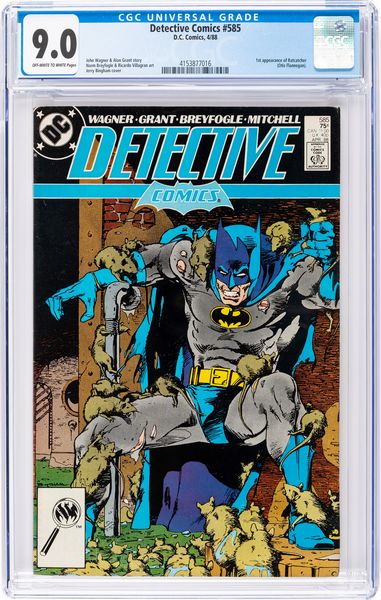 Detective Comics # 585  - Asta Bozzetti cinematografici - Associazione Nazionale - Case d'Asta italiane